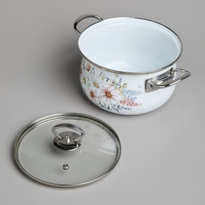 НАБОР КАСТРЮЛЬ AGNESS ЭМАЛИРОВАННЫХ СЕРИЯ 