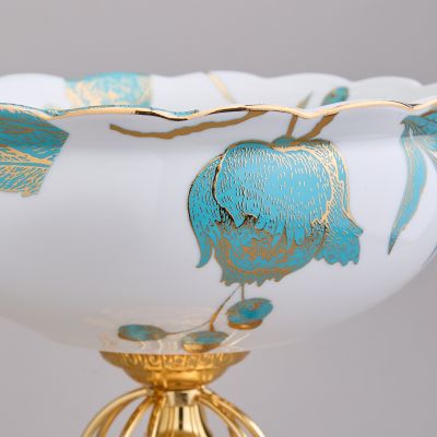 ФРУКТОВНИЦА НА НОЖКЕ 20*20*22,5 СМ-3