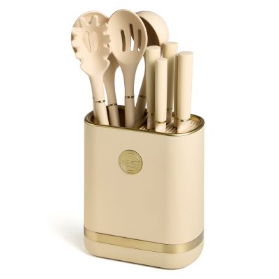 НАБОР AGNESS ИЗ 11ПР: 5 НОЖЕЙ,ПОДСТАВКА,ПОЛОВНИК,ЛОЖКА,ЛОПАТКА,ШУМОВКА,ЛОЖКА ДЛЯ СПАГЕТТИ-0