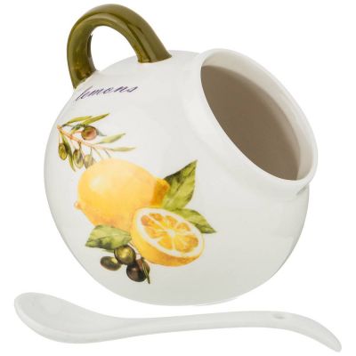 СОЛОНКА С ЛОЖКОЙ AGNESS 