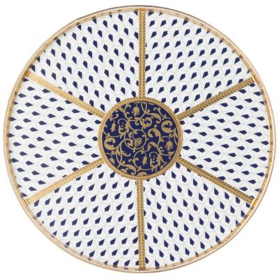 БЛЮДО НА НОЖКЕ С КРЫШКОЙ 30*30*31 СМ-3