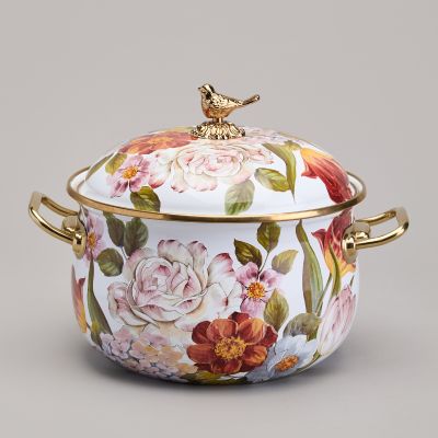 КАСТРЮЛЯ AGNESS ЭМАЛИРОВАННАЯ С КРЫШКОЙ, СЕРИЯ ФЛАНДРИЯ, 3,8Л, ДИА.20СМ-0