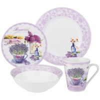 НАБОР ПОСУДЫ ОБЕДЕННЫЙ  LEFARD ЛАВАНДОВАЯ ВЕСНА  4 ПЕР. 16 ПР.