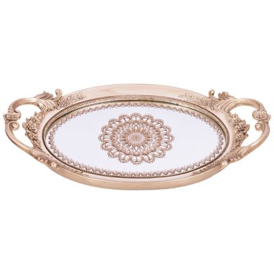 ПОДНОС ДЕКОРАТИВНЫЙ  43.3*24*5.3CM-0