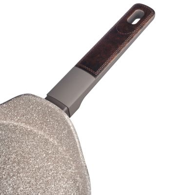 СКОВОРОДА БЛИННАЯ С АНТИПРИГАРНЫМ ПОКРЫТИЕМ PFLUON MARBLE, 24*4,3 СМ-1