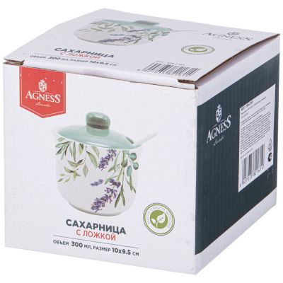 САХАРНИЦА С ЛОЖКОЙ AGNESS 