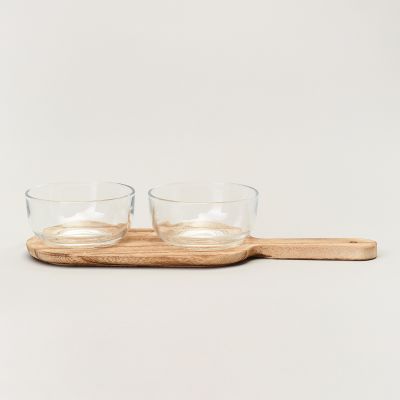 МЕНАЖНИЦА 2-Х СЕКЦИОННАЯ НА ДЕРЕВЯННОЙ ПОДСТАВКЕ 350 МЛ-0