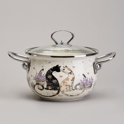 НАБОР КАСТРЮЛЬ ЭМАЛИРОВАННЫЙ, СЕРИЯ 