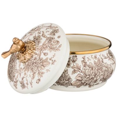 САХАРНИЦА AGNESS ЭМАЛИРОВАННАЯ, СЕРИЯ ROYAL GARDEN 850MЛ-2