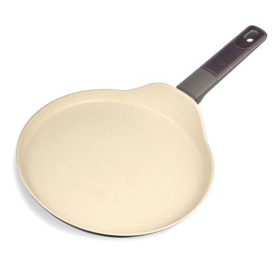 СКОВОРОДА БЛИННАЯ С АНТИПРИГАРНЫМ ПОКРЫТИЕМ PFLUON MARBLE, 24*4,3 СМ-5