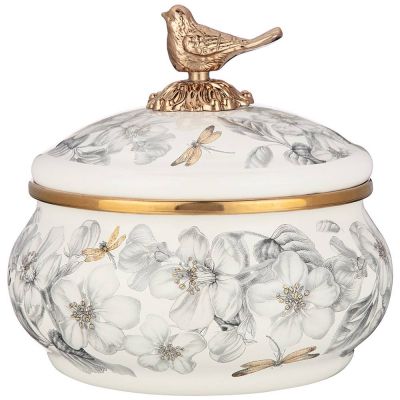 САХАРНИЦА AGNESS ЭМАЛИРОВАННАЯ, СЕРИЯ ЯБЛОНЕВЫЙ САД, 850MЛ-0