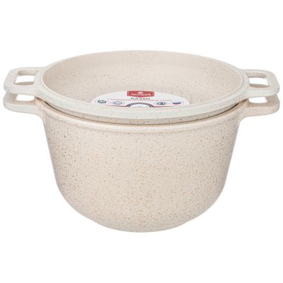 КАЗАН С КРЫШКОЙ ГРИЛЬ AGNESS 