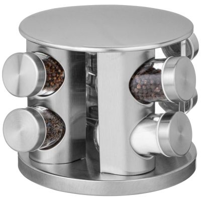 НАБОР БАНОЧЕК ДЛЯ СПЕЦИЙ ИЗ 8 ШТ. 90 МЛ НА ВРАЩАЮЩЕЙСЯ ПОДСТАВКЕ-4