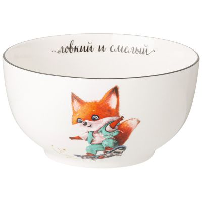 НАБОР ПОСУДЫ LEFARD ЛОВКИЙ И СМЕЛЫЙ, 3 ПР.: САЛАТНИК 470МЛ, ТАРЕЛКА 20СМ, КРУЖКА 220МЛ-4