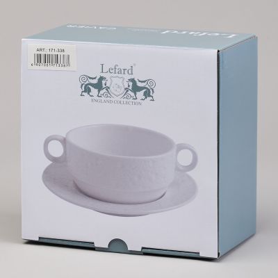 БУЛЬОННИЦА С БЛЮДЦЕМ LEFARD 