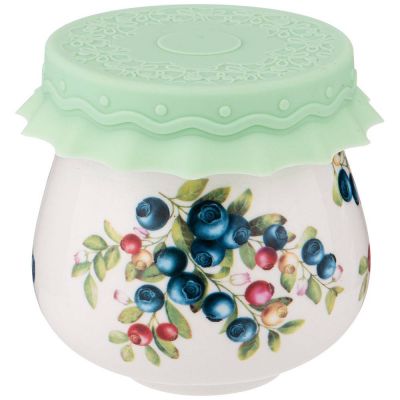 БАНОЧКА С СИЛИКОНОВОЙ КРЫШКОЙ LEFARD 