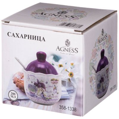 САХАРНИЦА С ЛОЖКОЙ AGNESS 