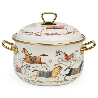 КАСТРЮЛЯ LEFARD ЭМАЛИРОВАННАЯ С КРЫШКОЙ, СЕРИЯ PASSAGE, 3,8Л, ДИА.20СМ ПОДХОДИТ ДЛЯ ИНДУК.ПЛИТ-0