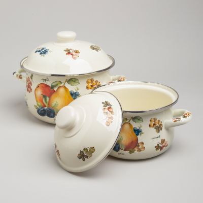 НАБОР КАСТРЮЛЬ AGNESS ЭМАЛИРОВАННЫХ СЕРИЯ 