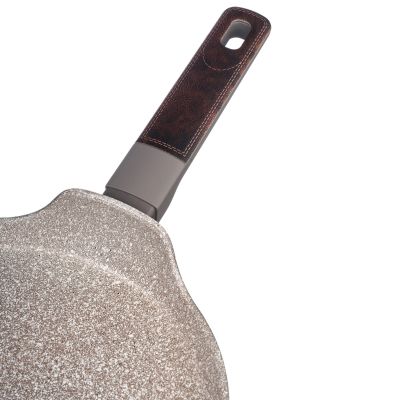 СКОВОРОДА БЛИННАЯ С АНТИПРИГАРНЫМ ПОКРЫТИЕМ PFLUON MARBLE, 22*4,3 СМ-1