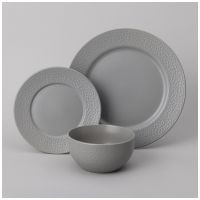 НАБОР ПОСУДЫ ОБЕДЕННЫЙ НА 4 ПЕР. 12 ПР. 720 МЛ 27,5х27,5х2, 19,2х19,2х0,9, 14,2х14,2х7СМ