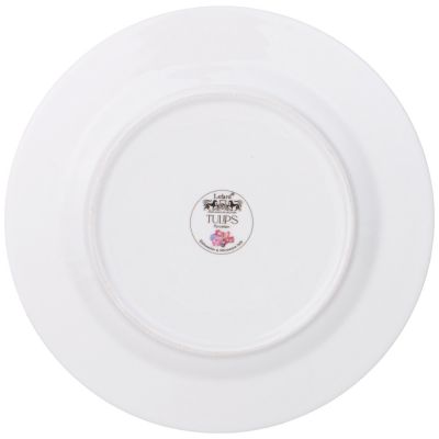 ТАРЕЛКА ОБЕДЕННАЯ LEFARD ТЮЛЬПАНЫ 25,5 СМ МАЛ.УП.=4шт.-1