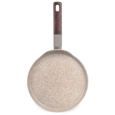 СКОВОРОДА БЛИННАЯ С АНТИПРИГАРНЫМ ПОКРЫТИЕМ PFLUON MARBLE, 24*4,3 СМ-2