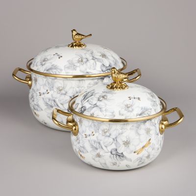 НАБОР КАСТРЮЛЬ AGNESS ЭМАЛИРОВАННЫХ СЕРИЯ 