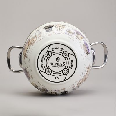 НАБОР КАСТРЮЛЬ ЭМАЛИРОВАННЫЙ, СЕРИЯ 