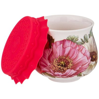 БАНОЧКА С СИЛИКОНОВОЙ КРЫШКОЙ LEFARD 