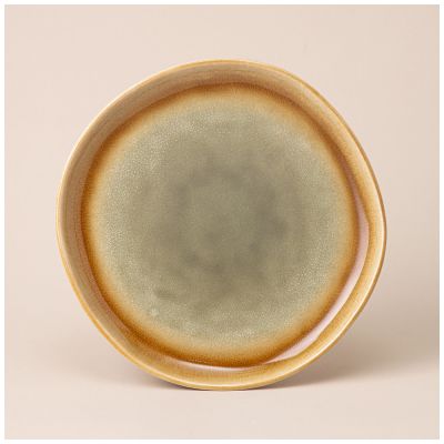 ТАРЕЛКА ЗАКУСОЧНАЯ 20,8 СМ, ЦВЕТ: ЗЕЛЕНЫЙ МАЛ.УП.=6ШТ-0