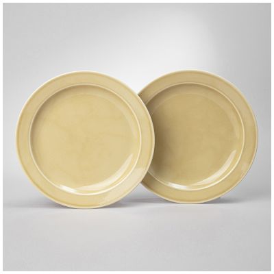 НАБОР ТАРЕЛОК ОБЕДЕННЫХ LEFARD TINT 24 СМ (ЖЕЛТЫЙ) 2 ШТ.-0