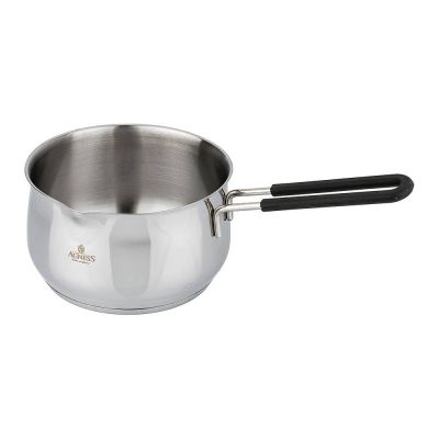 КОВШ AGNESS МОНБЛАН 12Х8 СМ,  0,9 Л, НЕРЖ СТАЛЬ ИНДУКЦИОННОЕ ДНО-0