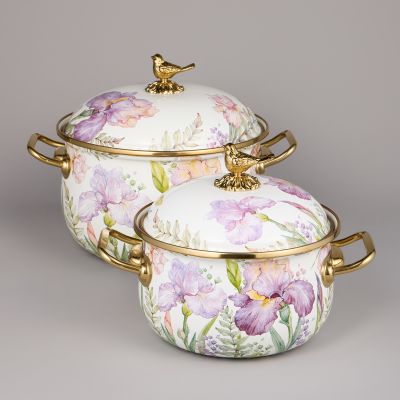 НАБОР КАСТРЮЛЬ AGNESS ЭМАЛИРОВАННЫХ СЕРИЯ 