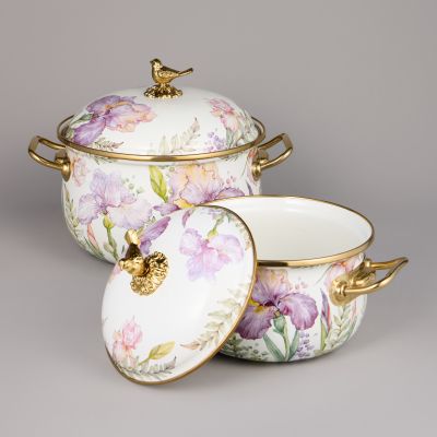 НАБОР КАСТРЮЛЬ AGNESS ЭМАЛИРОВАННЫХ СЕРИЯ 