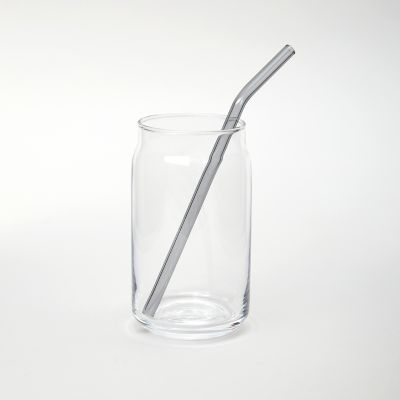 НАБОР СТАКАНОВ ИЗ 2-Х ШТ. СО СТЕКЛ. ТРУБОЧКАМИ 495 МЛ-2