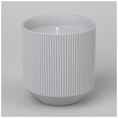 СВЕЧА АРОМАТИЧЕСКАЯ 9*9*9,8 СМ ЦВЕТ: СЕРЫЙ МАТОВЫЙ-0