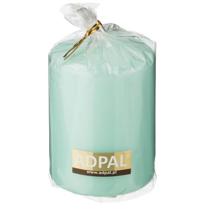 СВЕЧА СТОЛБИК ВЫСОТА 10СМ МЯТНЫЙ ЛАКИРОВАННЫЙ ДИАМЕТР 7 СМ-1