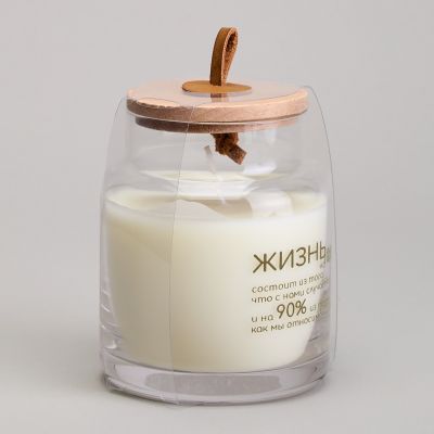 СВЕЧА В БАНОЧКЕ 