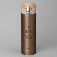 ТЕРМОКРУЖКА WOW 420 МЛ, КОЛБА НЕРЖ.СТАЛЬ 18/10