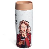 ТЕРМОКРУЖКА FOOTLE 350 МЛ, КОЛБА НЕРЖ.СТАЛЬ 18/10