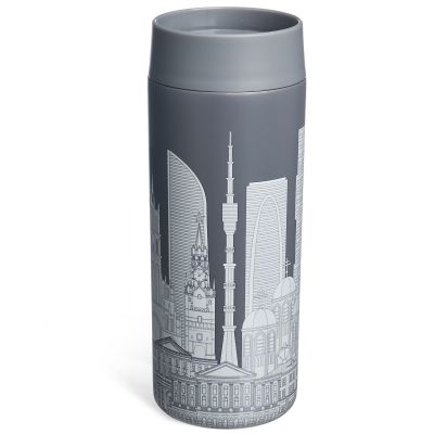 ТЕРМОКРУЖКА CITY 350 МЛ, КОЛБА НЕРЖ.СТАЛЬ 18/10-0