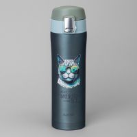 ТЕРМОКРУЖКА CAT 420 МЛ, КОЛБА НЕРЖ.СТАЛЬ 18/10