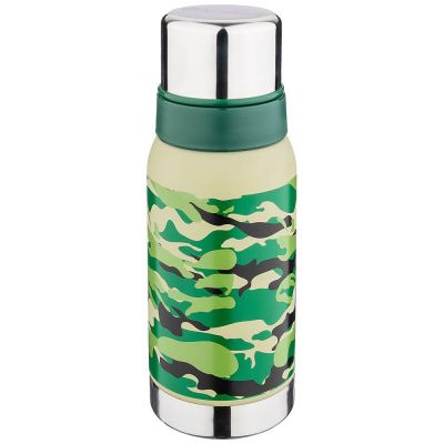 ТЕРМОС AGNESS С УЗКИМ ГОРЛОМ И 2-МЯ КРЫШКАМИ-ЧАШКАМИ, 600МЛ, КОЛБА НЖС (КОР=12ШТ.)-0