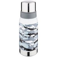 ТЕРМОС AGNESS С УЗКИМ ГОРЛОМ И 2-МЯ КРЫШКАМИ-ЧАШКАМИ, 600МЛ, КОЛБА НЖС (КОР=12ШТ.)