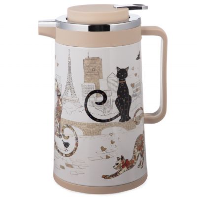 ТЕРМОС СО СТЕКЛЯННОЙ КОЛБОЙ, 950 МЛ, КРЫШКА С КЛАПАНОМ, СЕРИЯ 