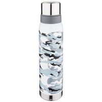 ТЕРМОС AGNESS С УЗКИМ ГОРЛОМ И 2-МЯ КРЫШКАМИ-ЧАШКАМИ, 1000МЛ, КОЛБА НЖС (КОР=12ШТ.)