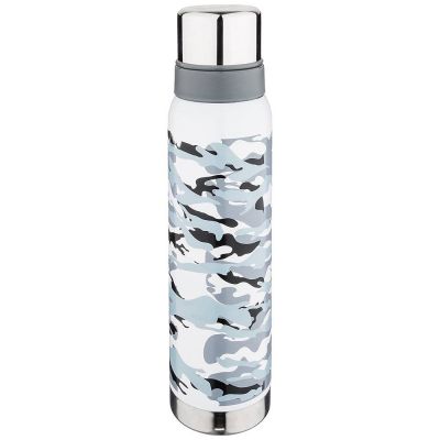 ТЕРМОС AGNESS С УЗКИМ ГОРЛОМ И 2-МЯ КРЫШКАМИ-ЧАШКАМИ, 1000МЛ, КОЛБА НЖС (КОР=12ШТ.)-0