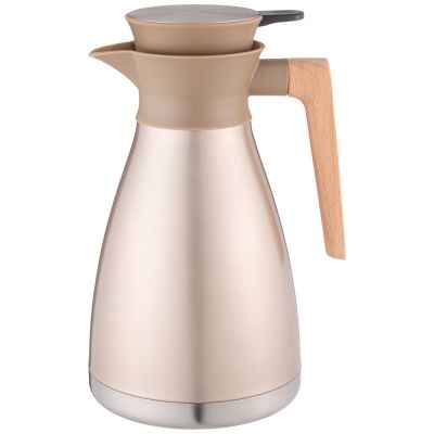 ВАКУУМНЫЙ КУВШИН (ТЕРМОС) AGNESS ИЗ НЕРЖ.СТАЛИ 1,5Л ЦВЕТ БРОНЗОВЫЙ-0