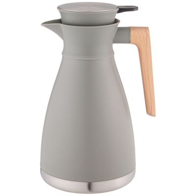 ВАКУУМНЫЙ КУВШИН (ТЕРМОС) AGNESS ИЗ НЕРЖ.СТАЛИ 1,5Л ЦВЕТ СЕРЕБРО-0